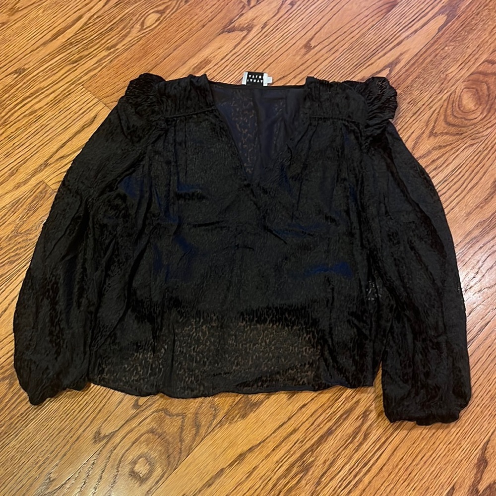 Tanya Taylor Woman’s Black Blouse Size M